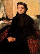 Edgar Degas Josephine Gaujelin oil on canvas
